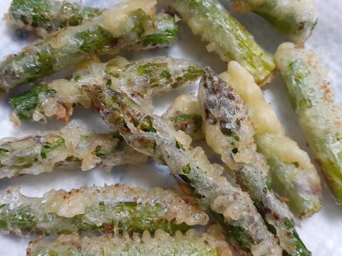 サクッと☆アスパラ天ぷら♪